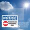 Signmission Warehouse Personnel Only OSHA Notice Sign, Plastic, 14in W x 10in L, 2PK OS-2PACK-NS-P-1014-L-16852 - alternate 4